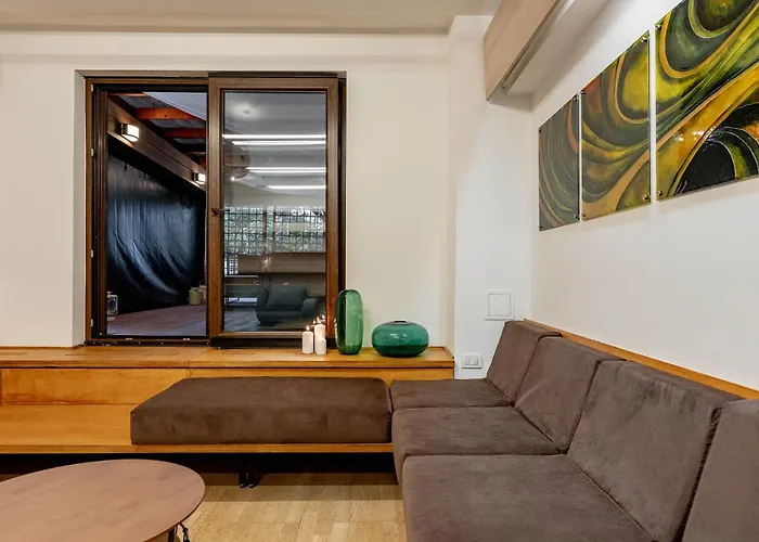 Apartament Downtown Wabi-sabi Loft Terrace&jacuzzi Old Town Bucureşti